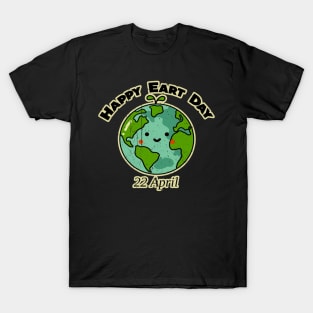 Happy Earth Day - Vintage T-Shirt